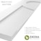 Ekena Millwork True Fit PVC Center Circle Arts & Crafts Fixed Mount Shutters, Shadow Mountain, 18W x 42H, PR TFP001AC18X042SM - alternate 6